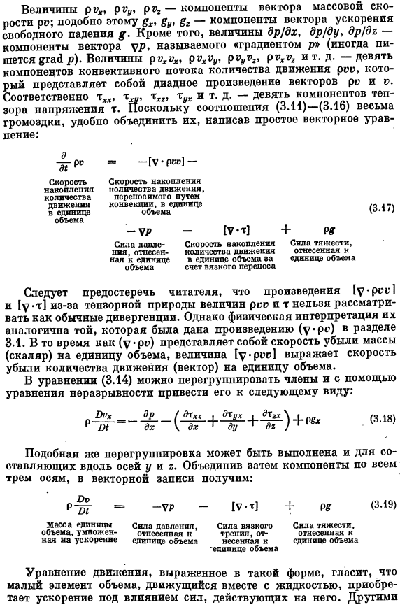 Уравнение движения