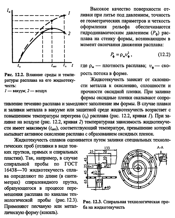 Жидкотекучесть сплавов и факторы, влияющие на нее