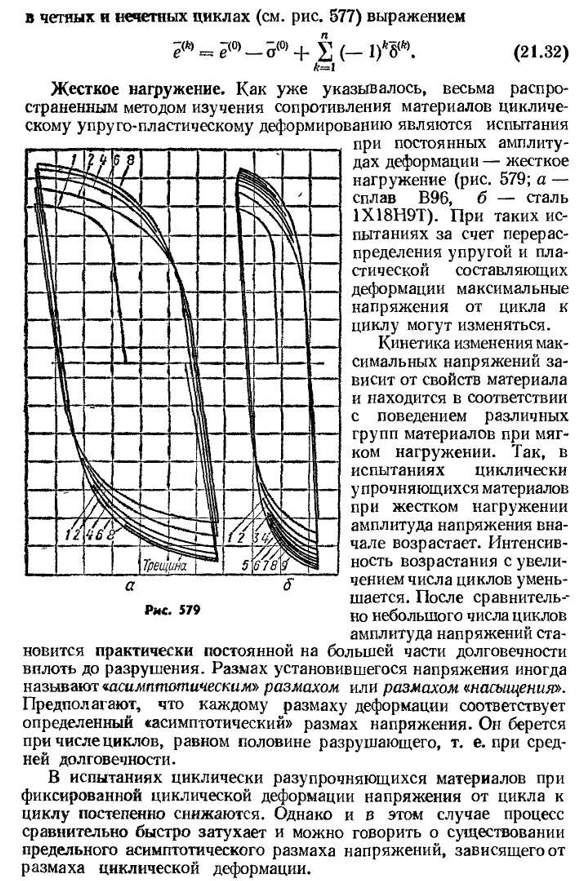 Понятие о малоцикловой усталости материалов