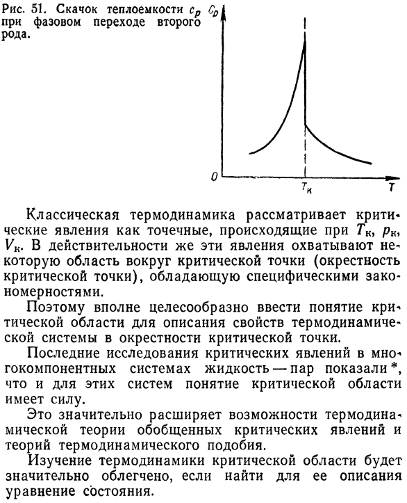 Критическое состояние вещества.  Критическая область.