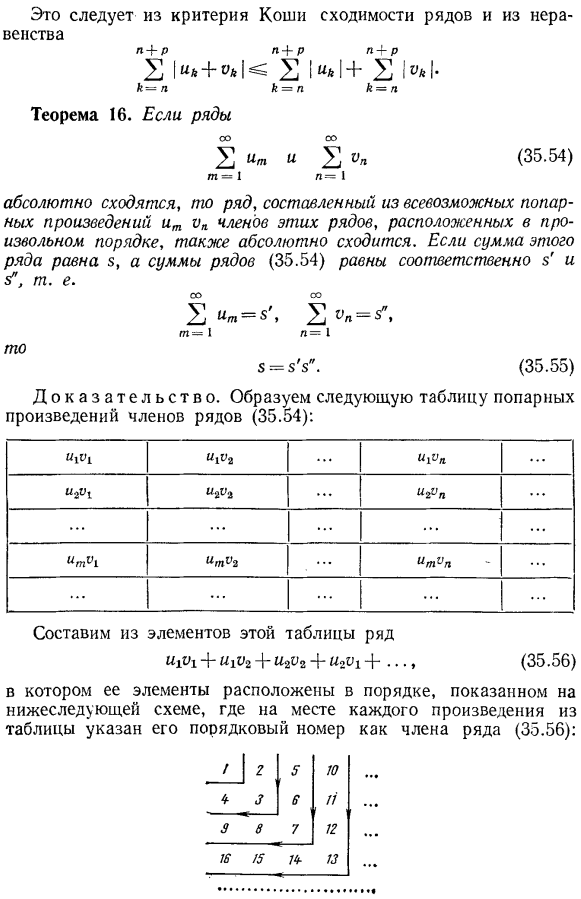 Абсолютно сходящиеся ряды. Применение абсолютно сходящихся рядов к исследованию сходимости произвольных рядов