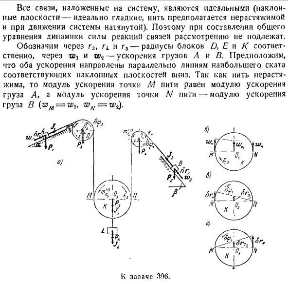 Общее управление динамики системы материальных точек