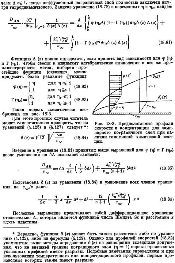 Теория пограничного слоя. Приближенный метод Кармана