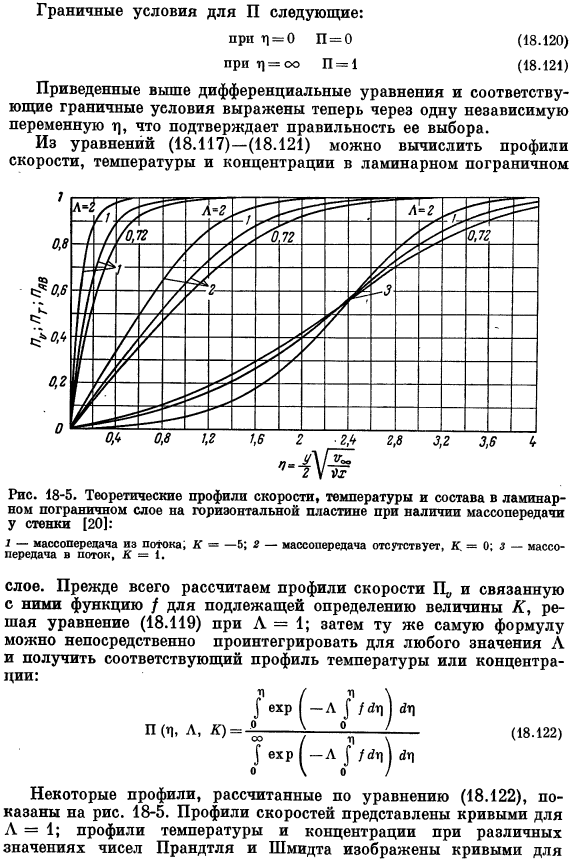 Теория пограничного слоя. Точные решения для одновременного переноса тепла, массы и количества движения