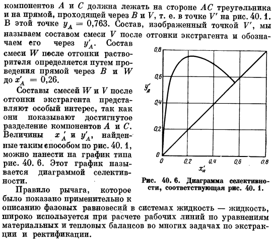 Зависимости, описывающие фазовое равновесие