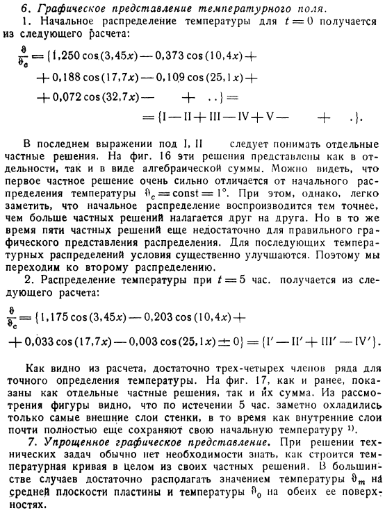 Теплоотдача конечной интенсивности (граничные условия третьего рода). Пластина