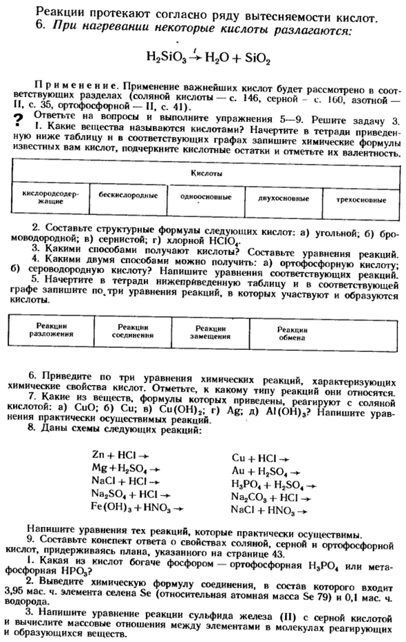 Кислоты