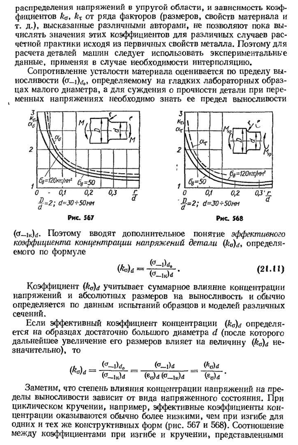 Влияние конструктивно­-технологических факторов на предел выносливости