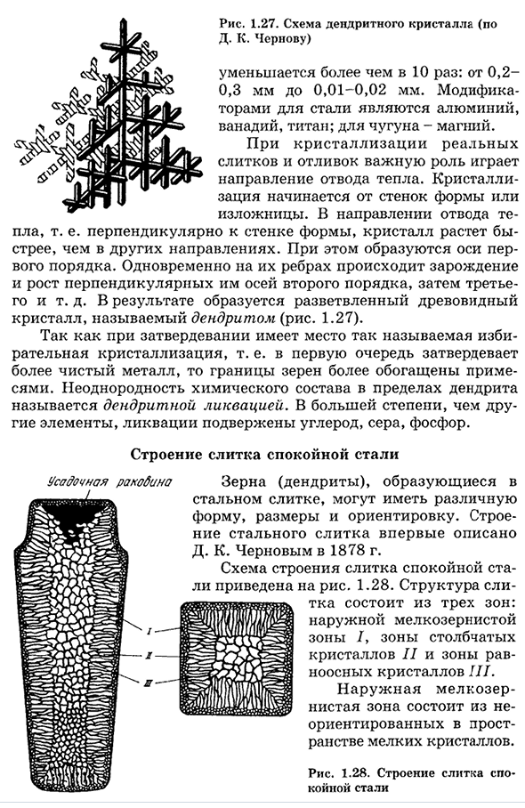 Кристаллизация металлов