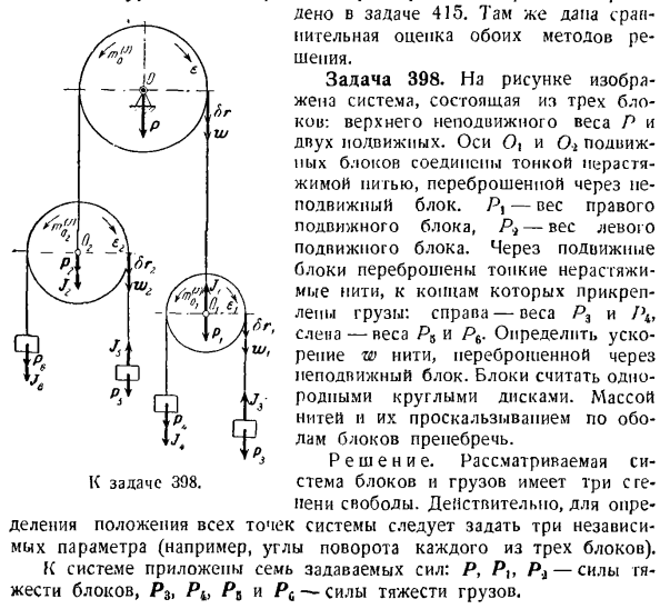 Общее управление динамики системы материальных точек