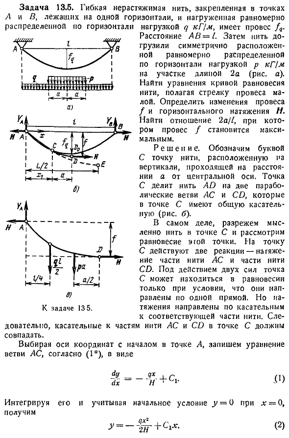 Параболическая нить