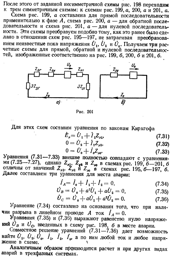 Основы метода симметричных составляющих