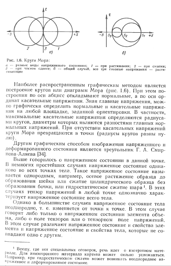 Некоторые сведения из механики. Напряжения и деформации в непрерывных однородных средах