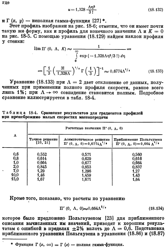 Теория пограничного слоя. Точные решения для одновременного переноса тепла, массы и количества движения