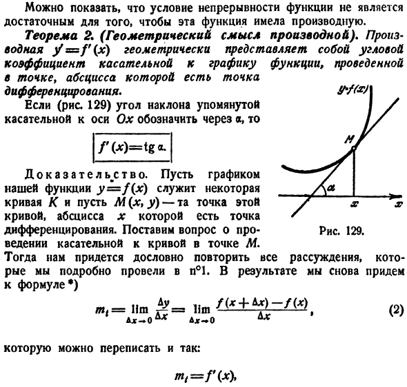 Производная