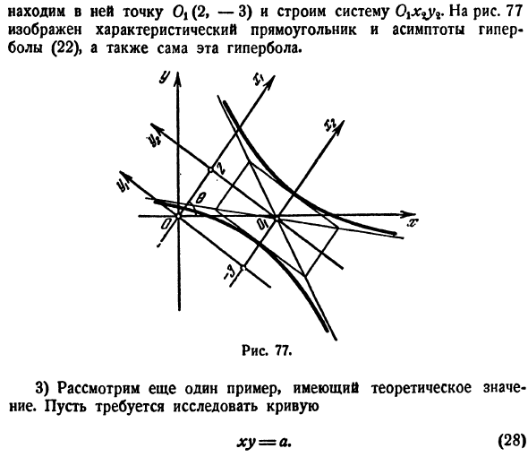 Упрощение уравнений кривых 2-го порядка