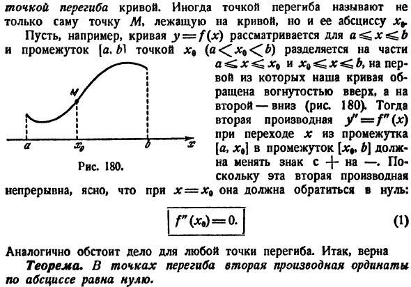 Направление вогнутости кривой