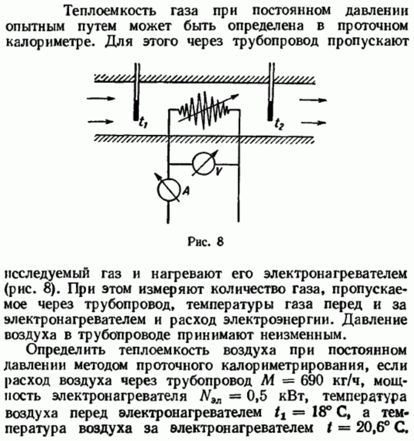 Задача 126 Теплоемкость газа при постоянном давлении