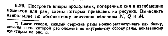 Задача 6.29. Построить эпюры продольных
