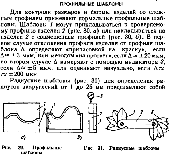 Профильные шаблоны