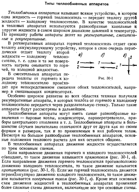 Типы теплообменных аппаратов