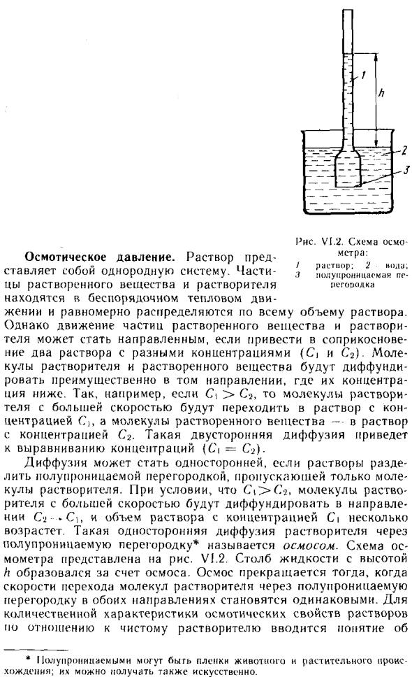 Осмотическое давление