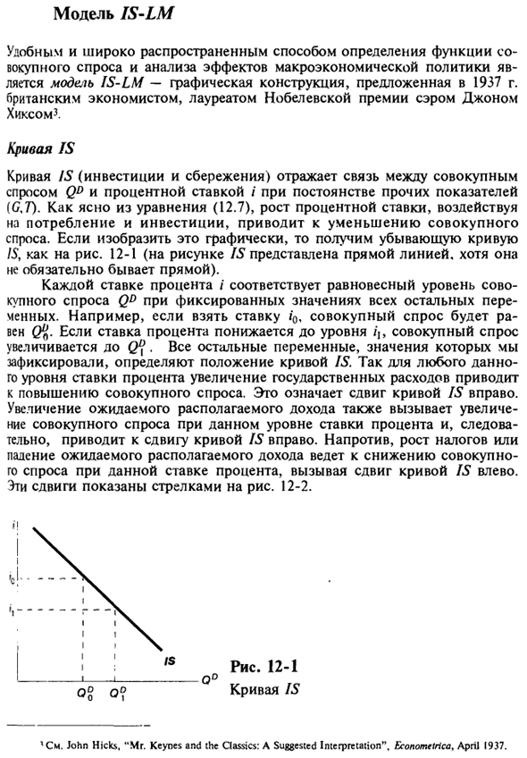 Модель IS-LM