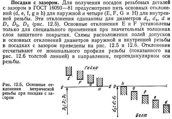 Посадки с зазором