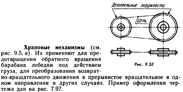 Храповые механизмы