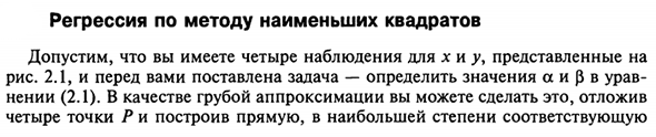 Регрессия по методы наименьших квадратов