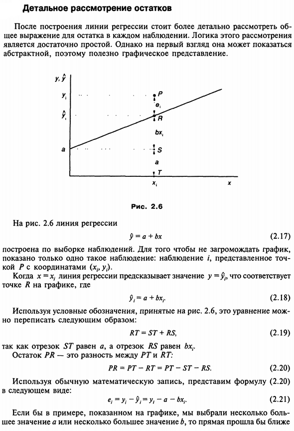 Детальное рассмотрение остатков