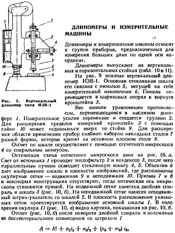 Длиномеры и измерительные машины