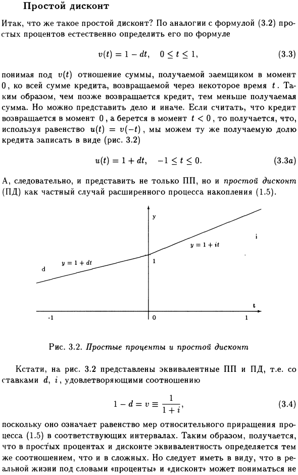 Простой дисконт