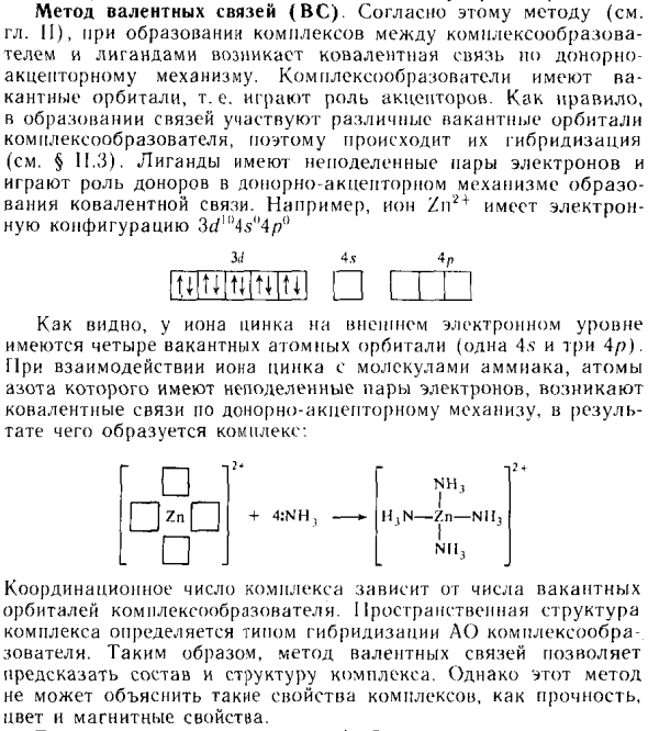 Метод валентных связей (ВС)