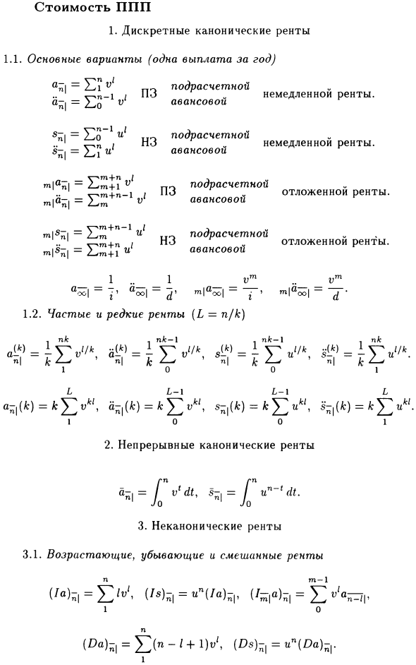 Стоимость ППП