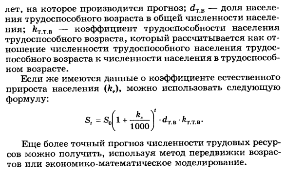 Статистика трудовых ресурсов