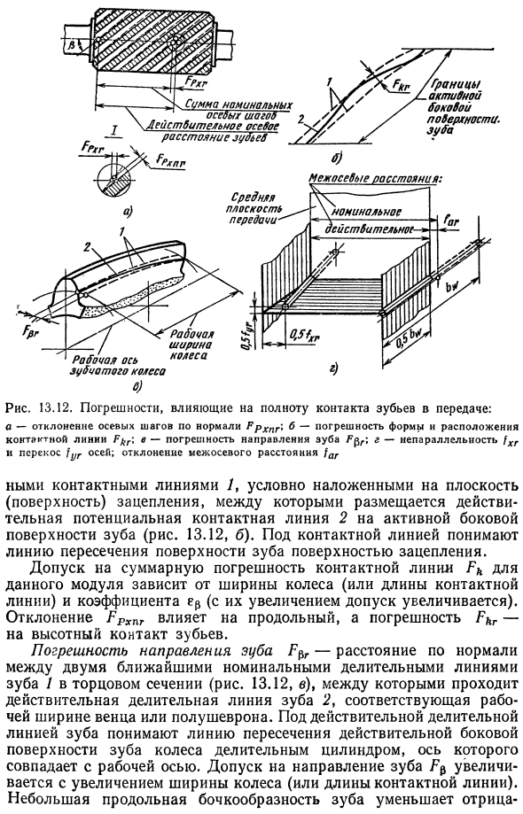 Система допусков для цилиндрических зубчатых передач