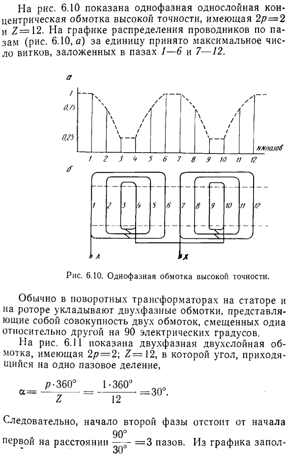 Обмотки машин переменного тока и наведение в них э. д. с.