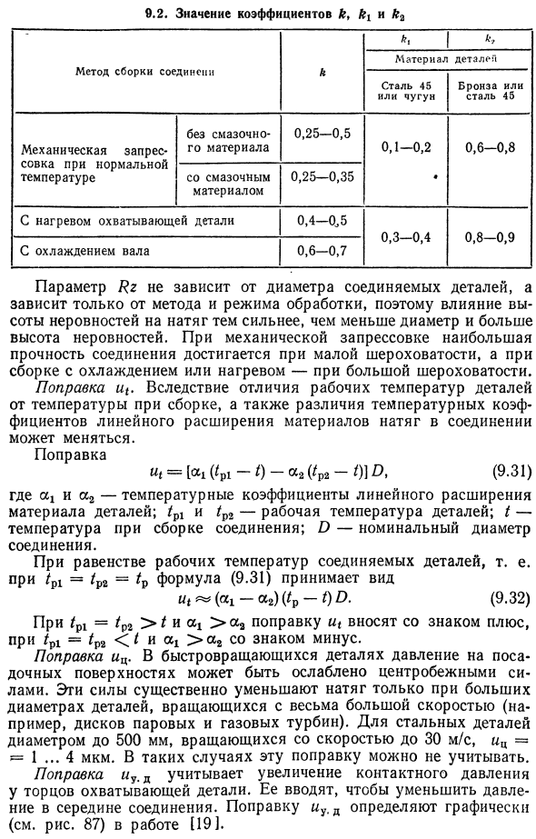 Расчет и выбор посадок