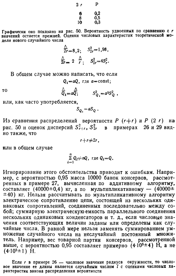 Умножение результатов измерения