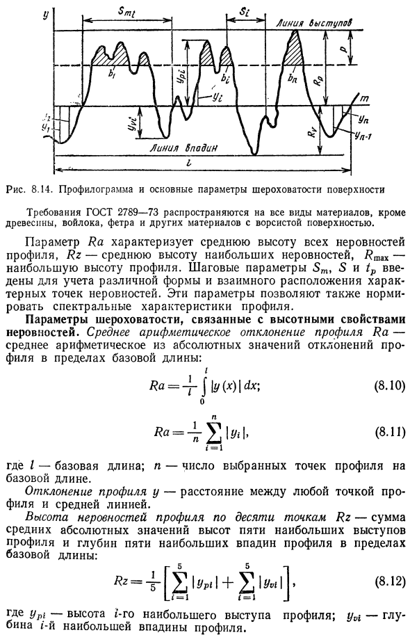 Система нормирования и обозначения шероховатости поверхности