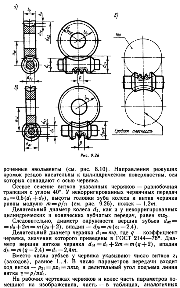 Червячная передача