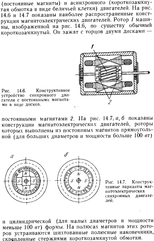 Магнитоэлектрические синхронные двигатели