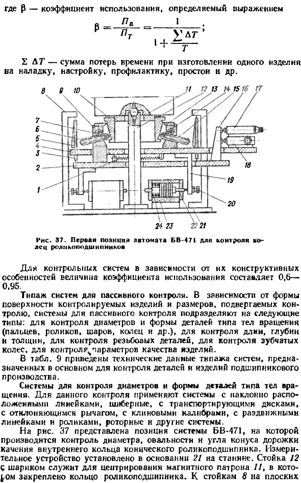 Автоматические системы для пассивного контроля размеров
