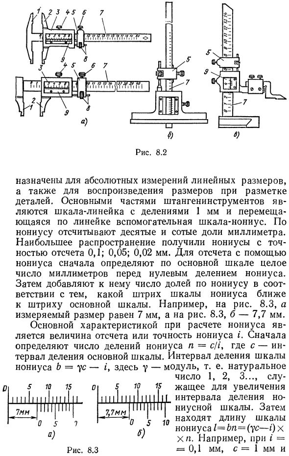 Штангенинструменты. Микрометрические инструменты