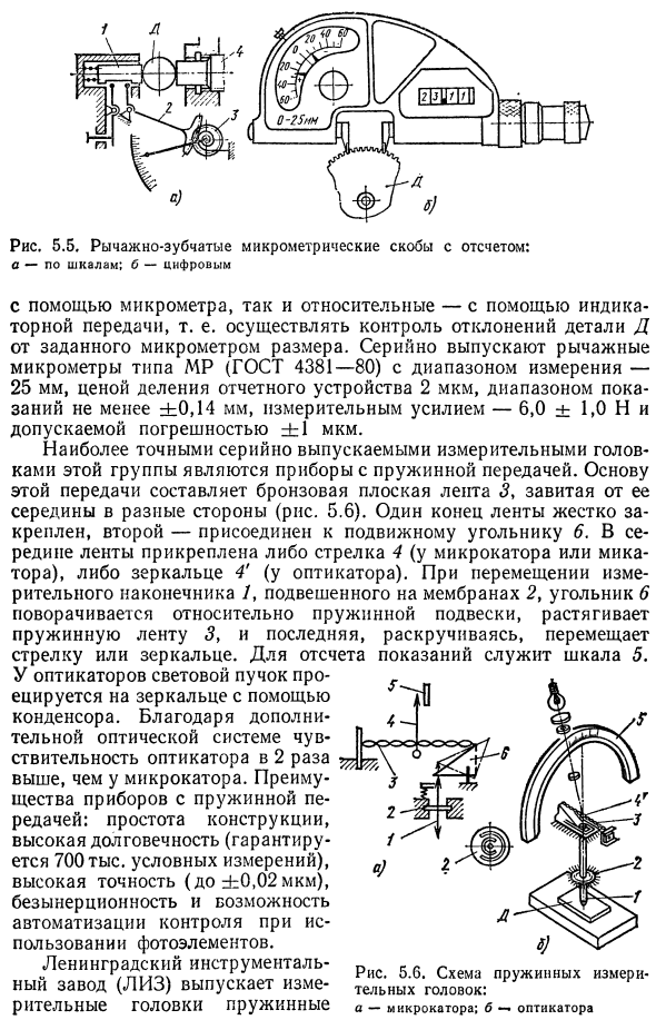 Измерительные головки