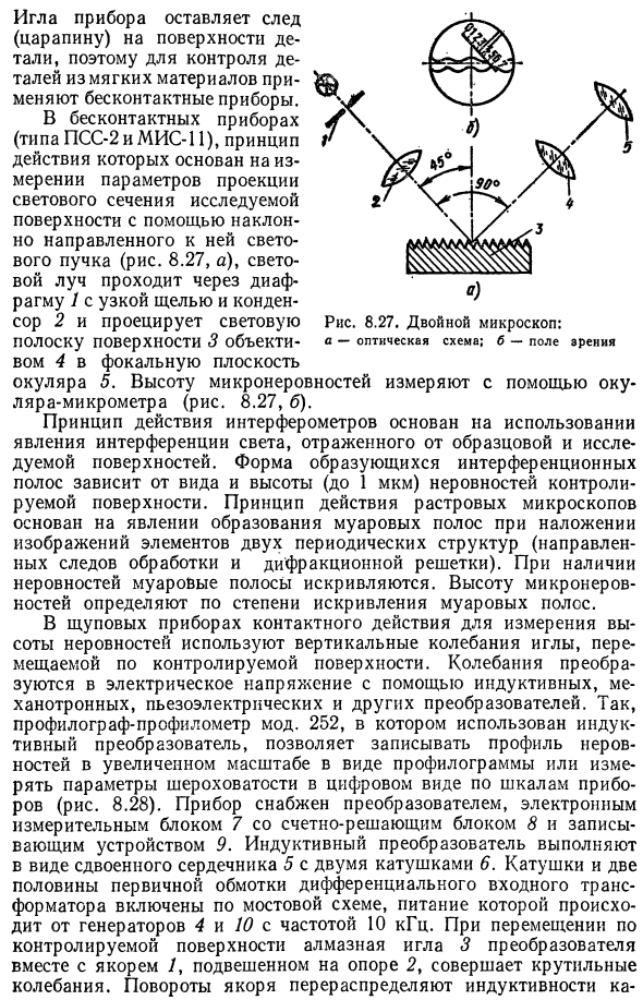 Измерение шероховатости поверхности