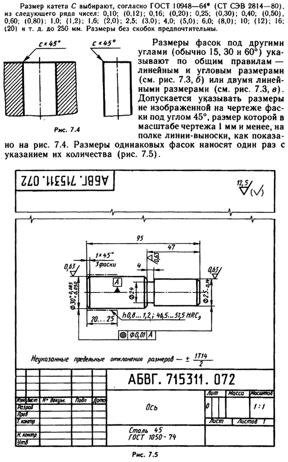 Элементы деталей