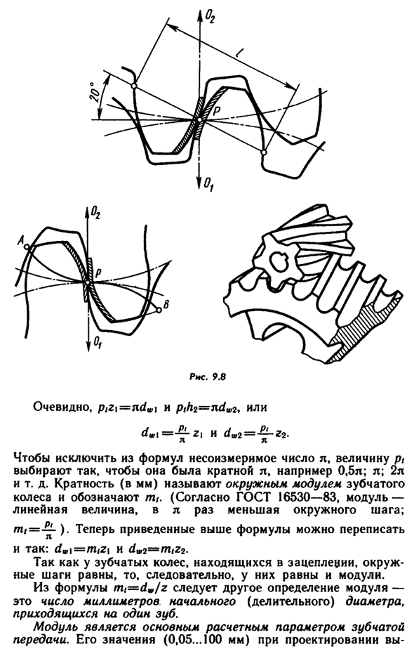 Цилиндрические зубчатые колеса