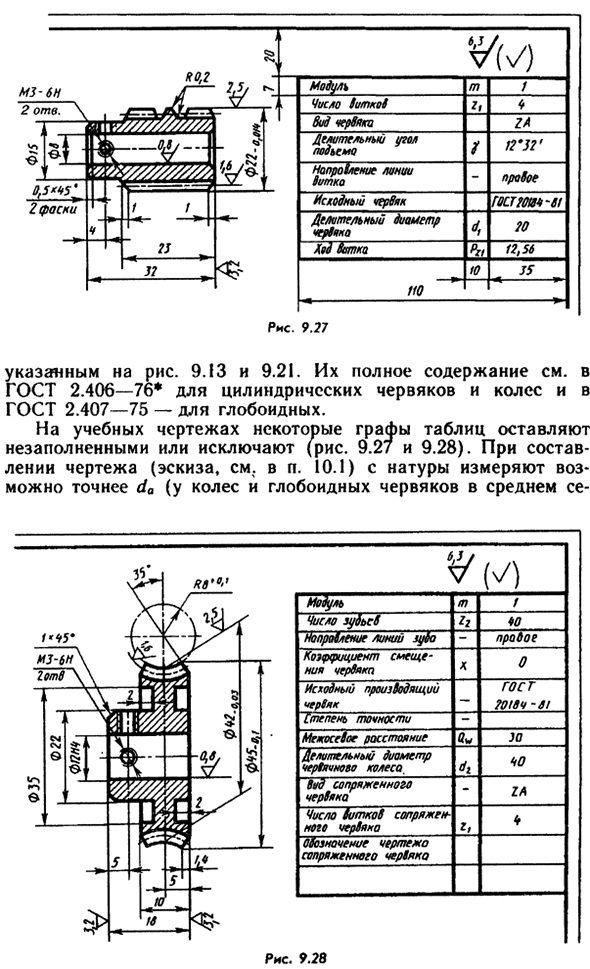 Червячная передача